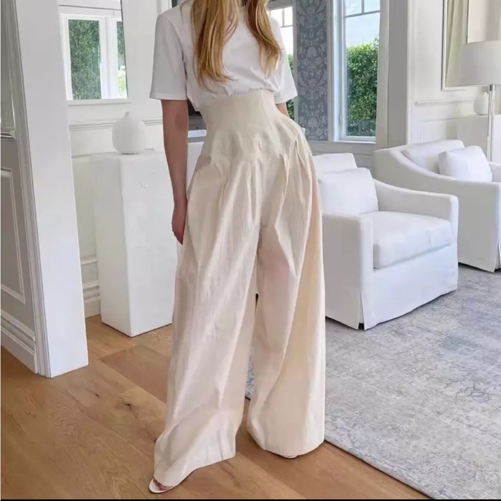 Corset Cream Trousers